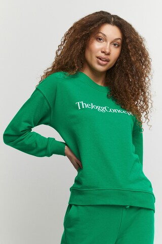 Sweat-shirt 'SAFINE' The Jogg Concept en vert : devant