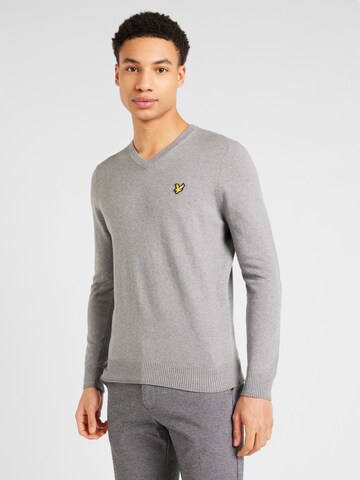 Lyle & Scott Pulover | siva barva: sprednja stran