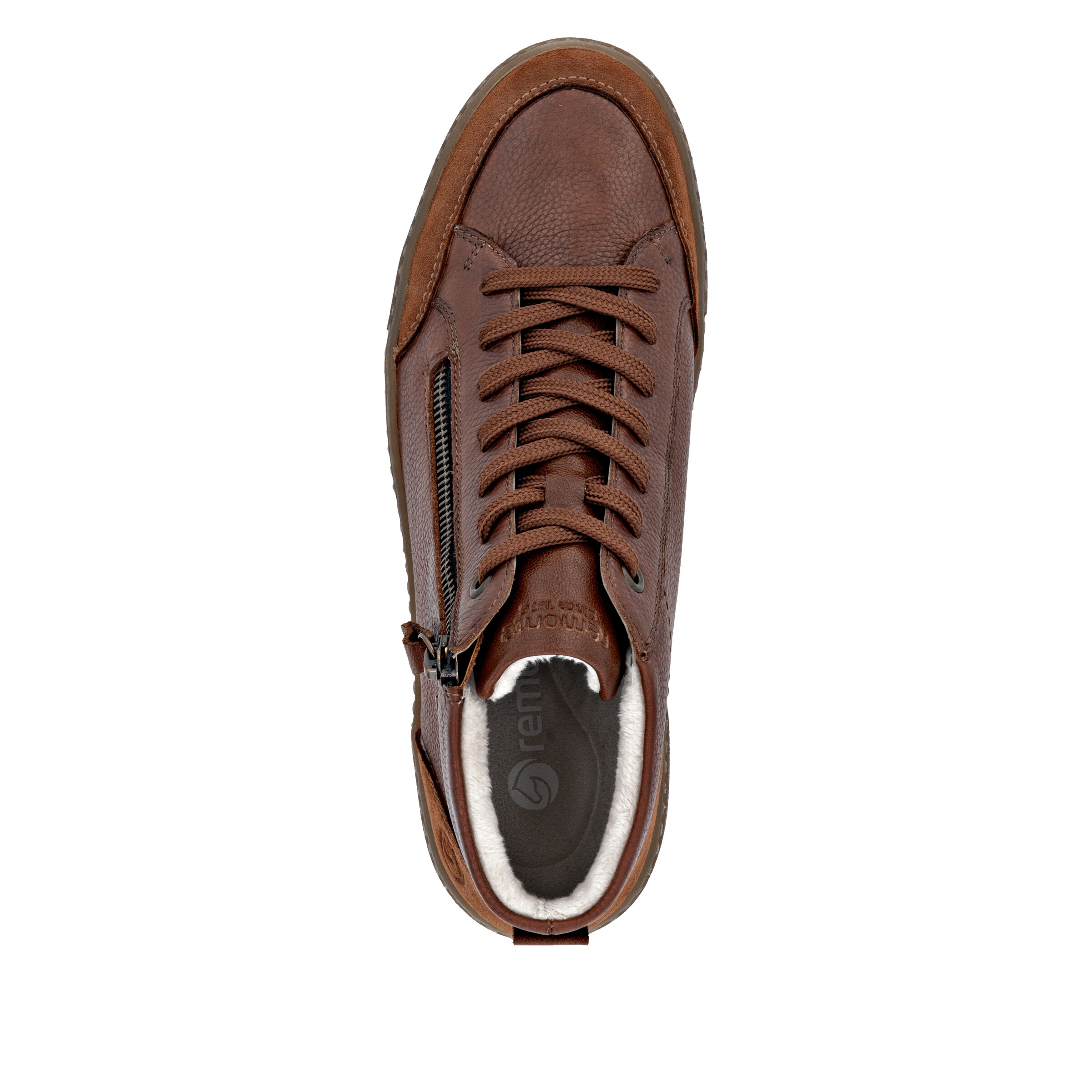 REMONTE High-Top Sneakers in Brown