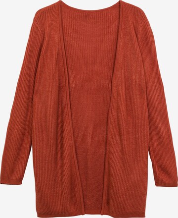 SHEEGO Knit Cardigan in Red: front