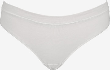 SugarShape Thong in White: front