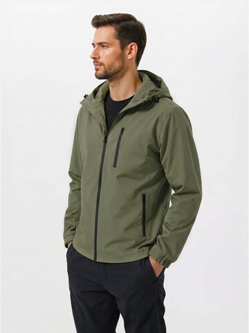YOUTHUP Outdoor jacket 'Kompakt' in Green