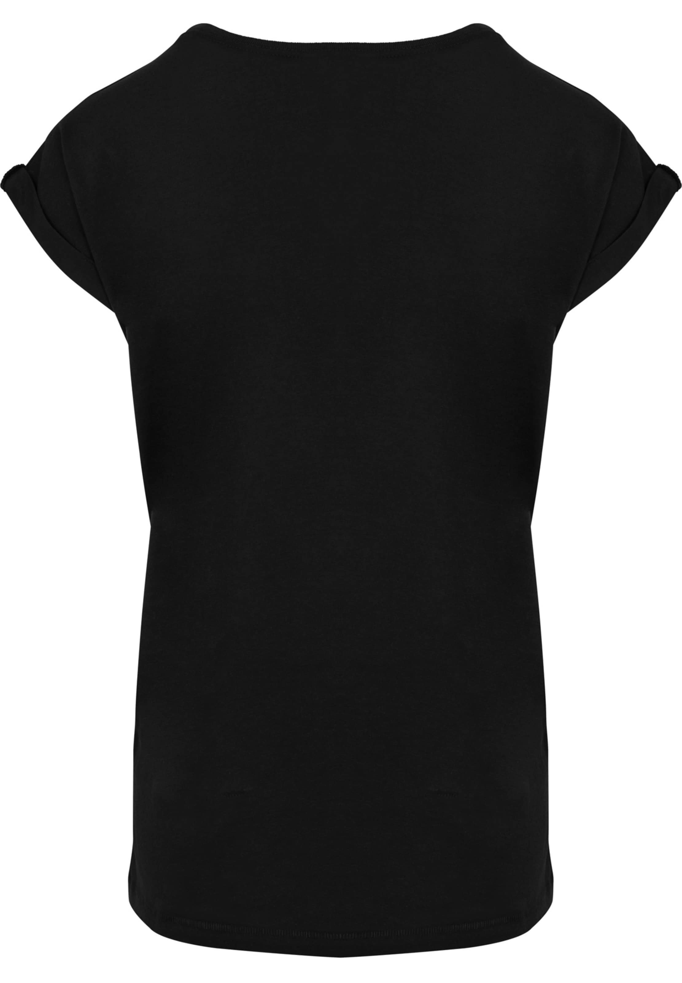 F4NT4STIC T-Shirt 'Harry Potter Hufflepuff Seal' in Schwarz