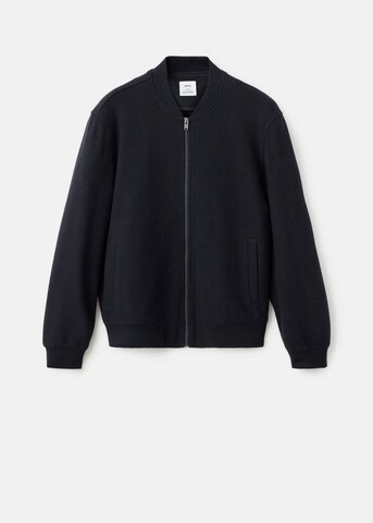 MANGO MAN Sweatjacke 'Alludiab' in Blau