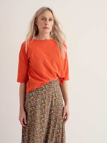 T-shirt 'Tremayne Quay' Seasalt Cornwall en orange : devant