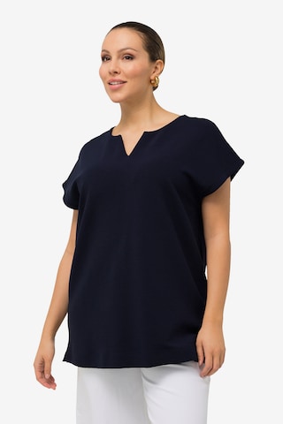 Ulla Popken Blouse in Blauw: voorkant