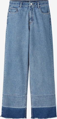 LMTD Wide Leg Jeans 'BIGLETIZZA' in Blau: predná strana