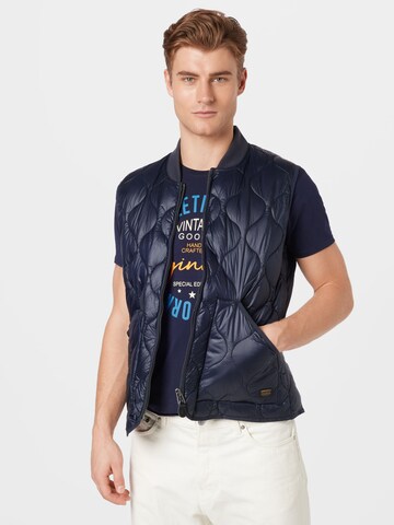 Superdry Vest in Blue: front