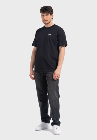 Oldskull Shirt 'Tokyo Skyline Manga' in Black