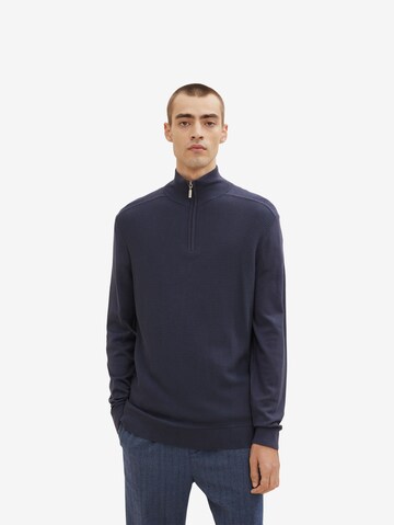 TOM TAILOR Sweater in Blue: front