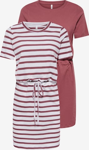 ONLY Kleid 'ONLHAPPY' in Rot: Vorderseite