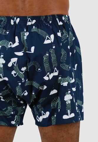 Lousy Livin Boxershorts Set 'Into the Blue' in Blau