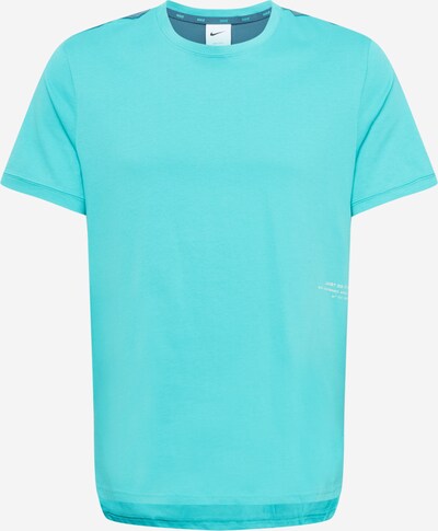 NIKE Camiseta funcional en turquesa / azul noche / blanco, Vista del producto