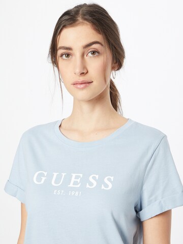 GUESS - Camiseta en azul