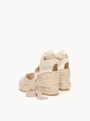 Alhamas Sandale 'Alpargata Cuña 8 cm'‌‌‌‌‌‌‌‌ in Grau