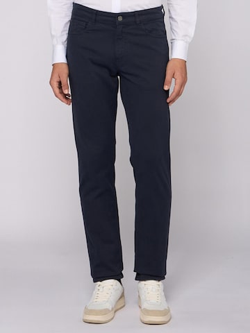 Trussardi Regular Broek in Blauw: voorkant