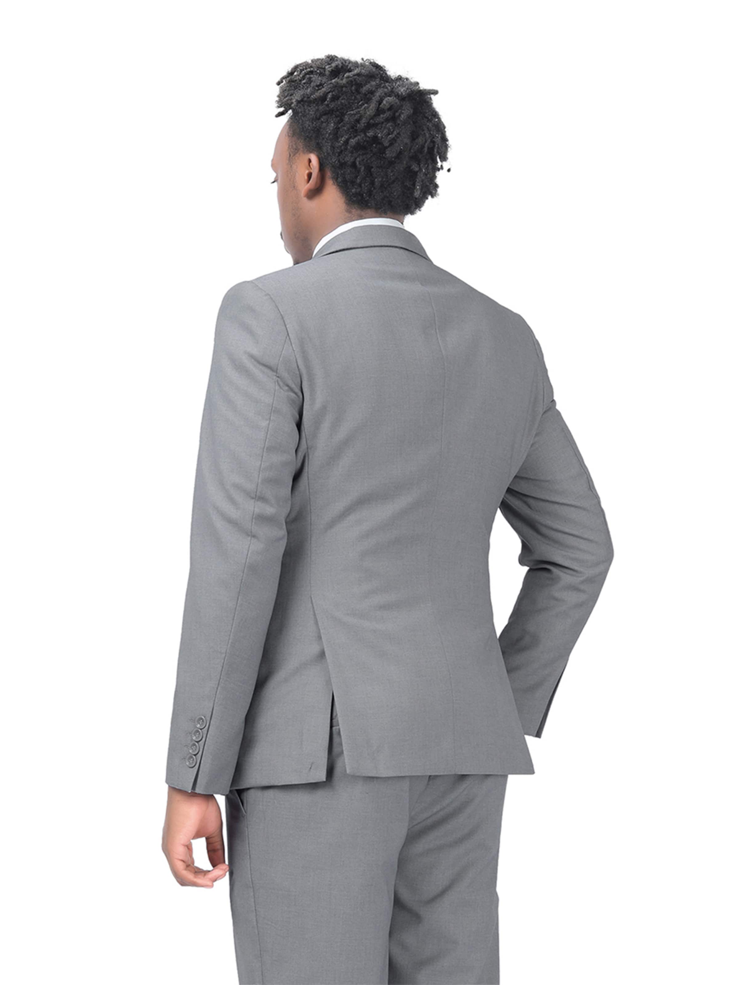 Youthup Slim fit Suit Jacket in Grey