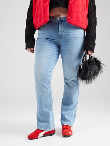 ONLY Carmakoma Boot cut Jeans 'CARWilly' in Blue: front