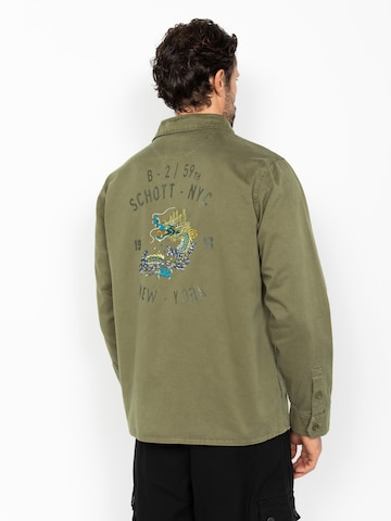 T-Shirt Schott NYC en vert