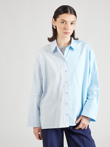 ONLY Blouse 'GRACE MICHELLE' in Blauw: voorkant