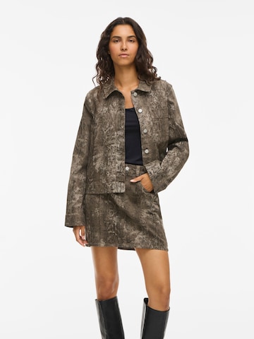 Veste mi-saison 'VIChia' VILA en marron : devant
