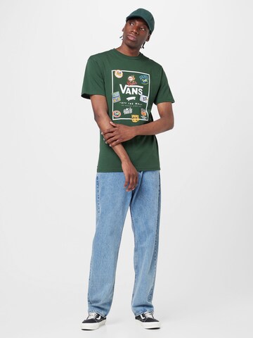 VANS Tričko 'CLASSIC' - Zelená