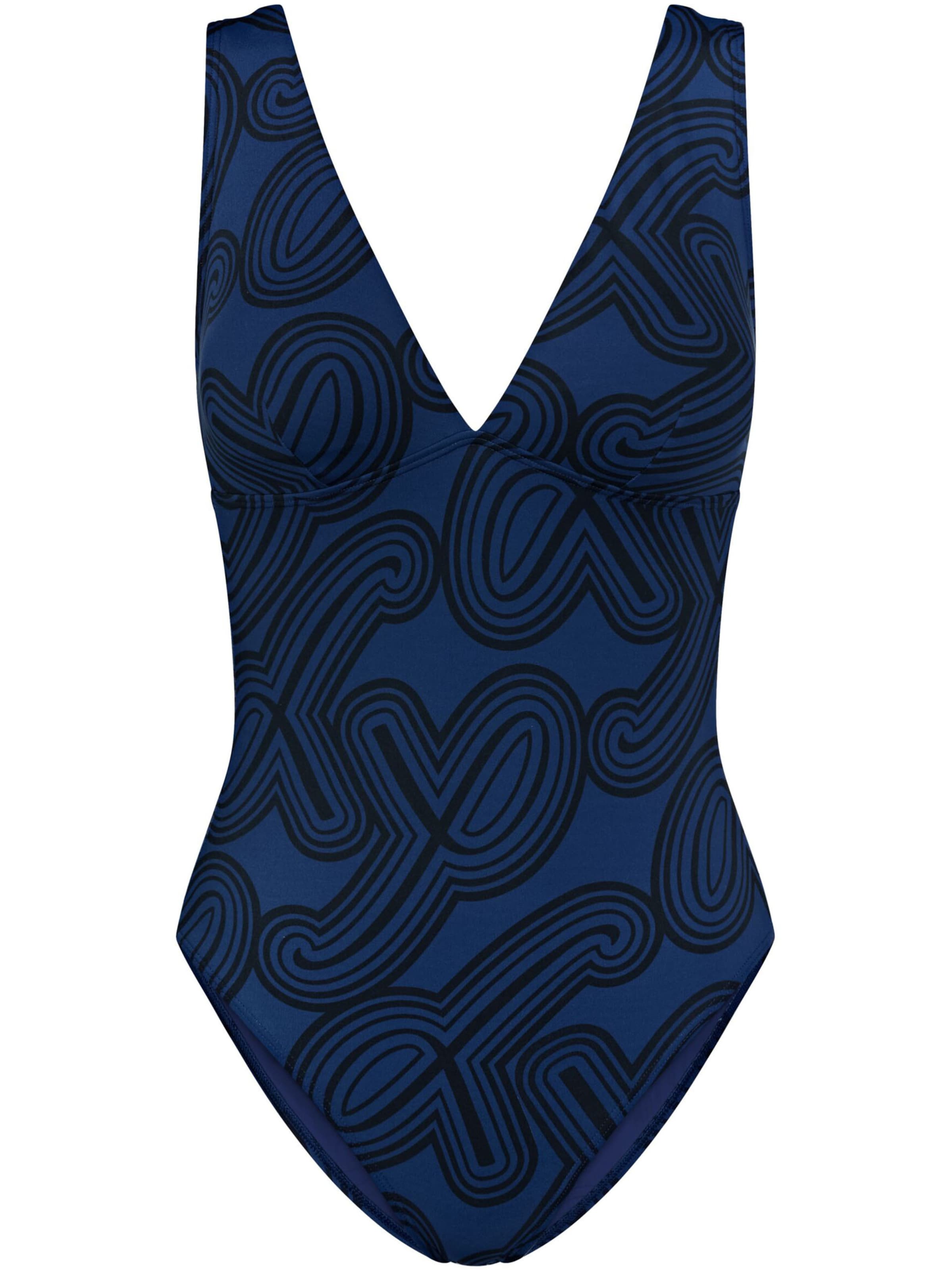 TRIUMPH Badeanzug ' Flex Smart Summer ' in Blau: Vorderseite