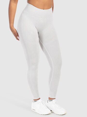 Smilodox Slimfit Leggings 'Yune' in Wit