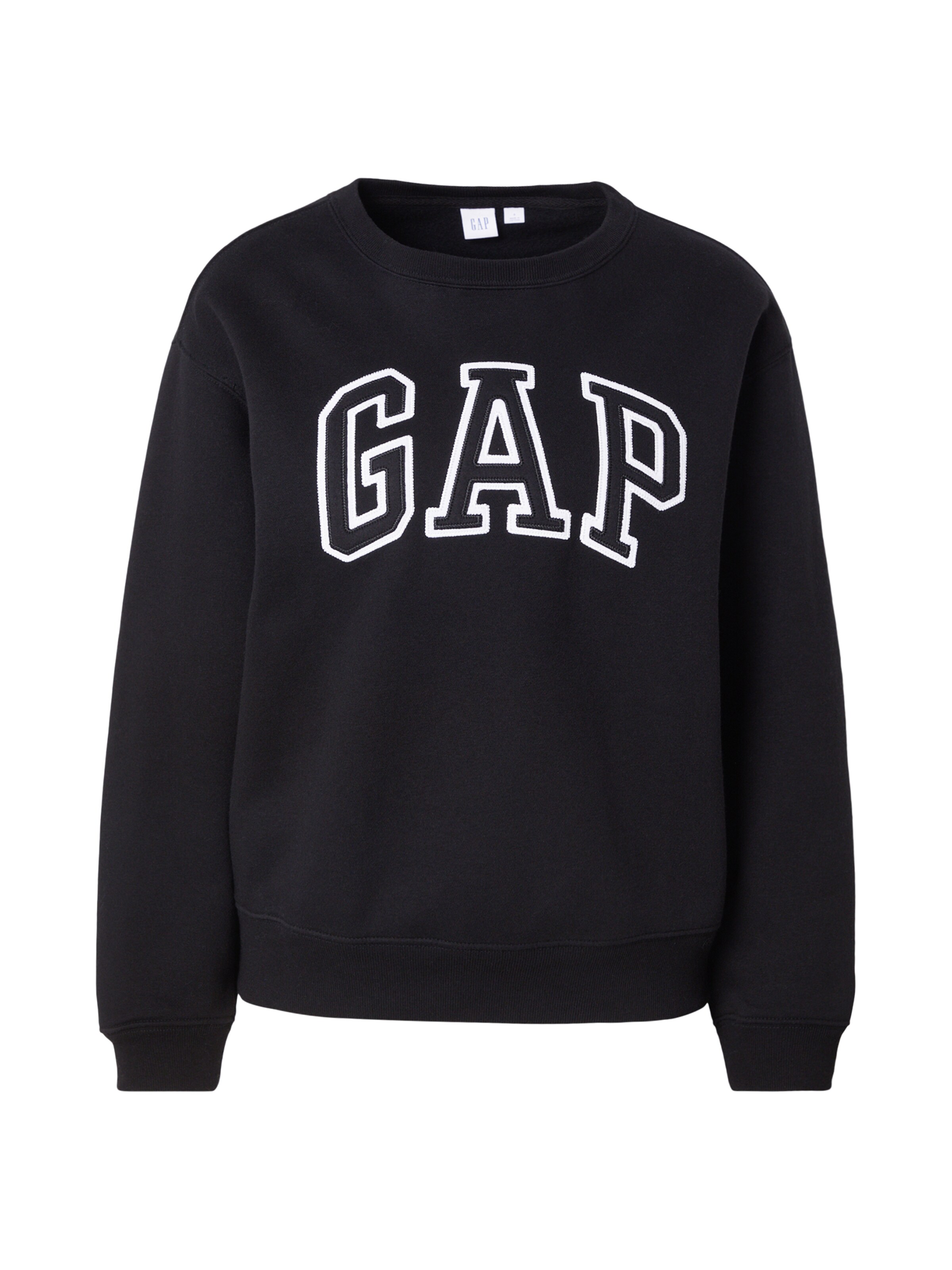 GAP Sweatshirt 'HERITAGE' in Schwarz: Vorderseite