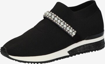 LA STRADA Slip-Ons in Black: front