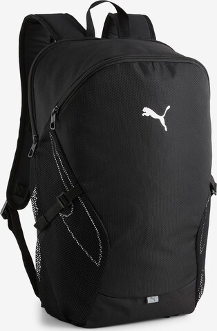 PUMA - Mochila 'Plus PRO' en negro: frente