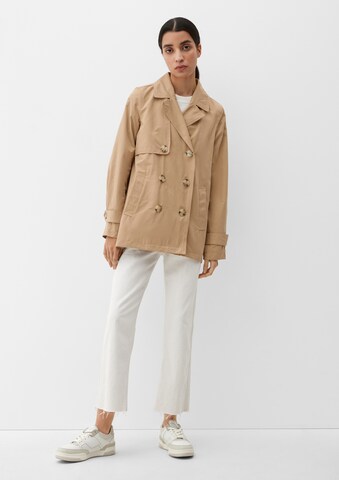 s.Oliver Between-Seasons Coat in Beige