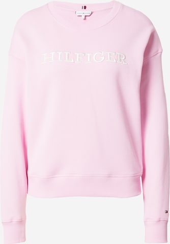 TOMMY HILFIGER Sweatshirt i rosa: framsida