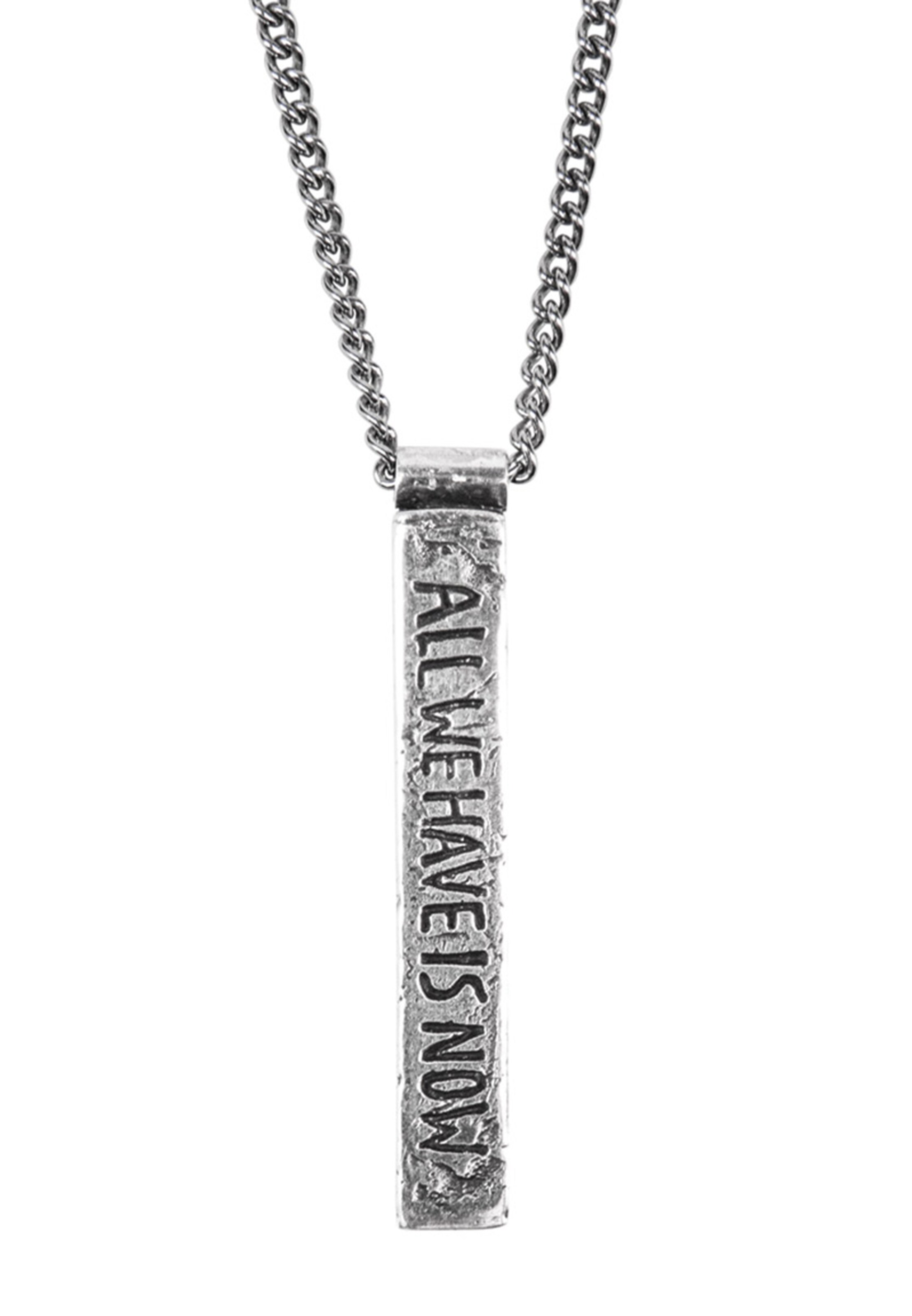 Haze&Glory Ketting 'All We Have Is Now' in Zilver: voorkant