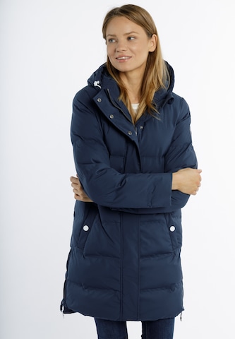 DreiMaster Maritim Winter coat in Blue: front