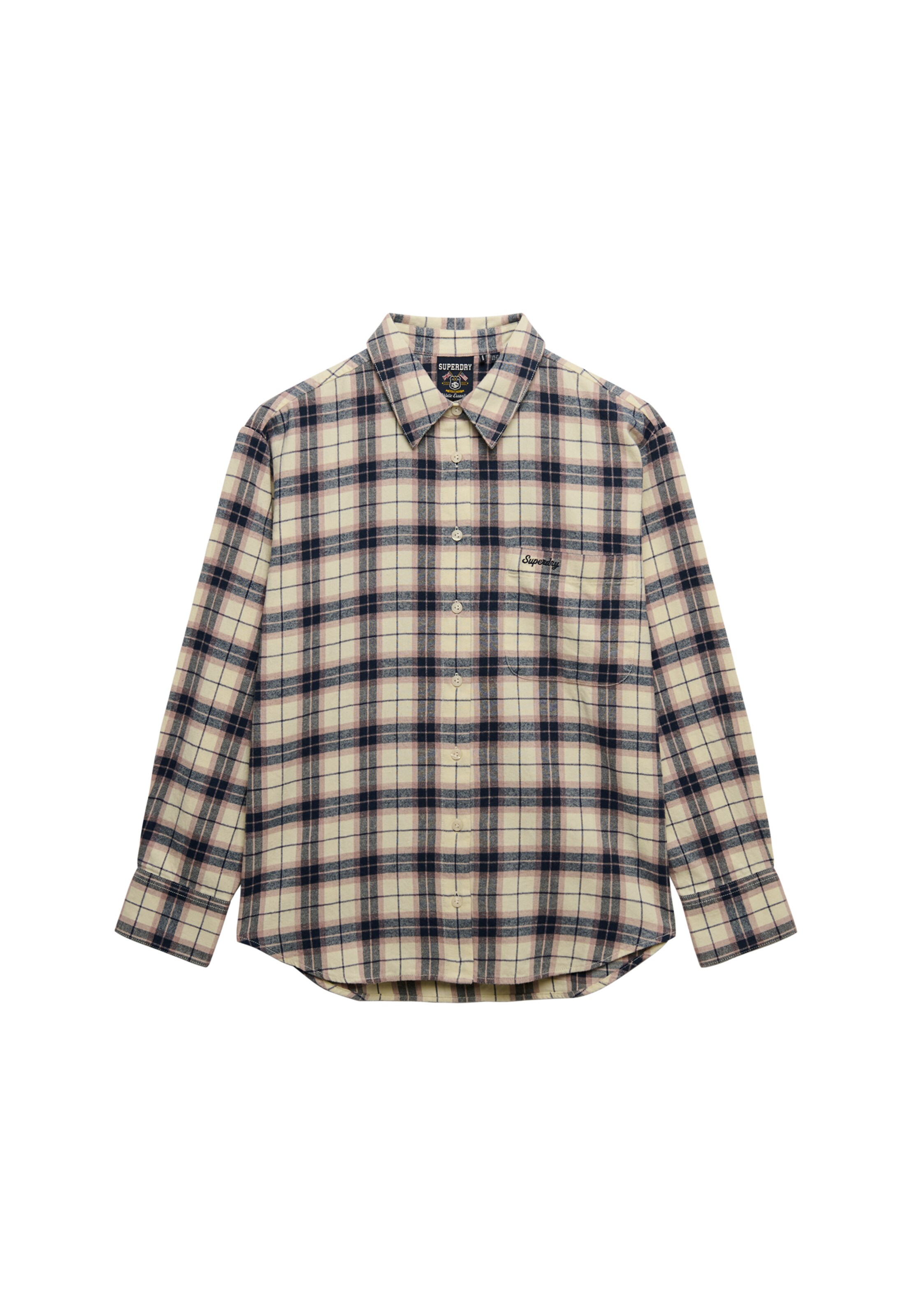 Superdry & Co Bluse in Blau: Vorderseite