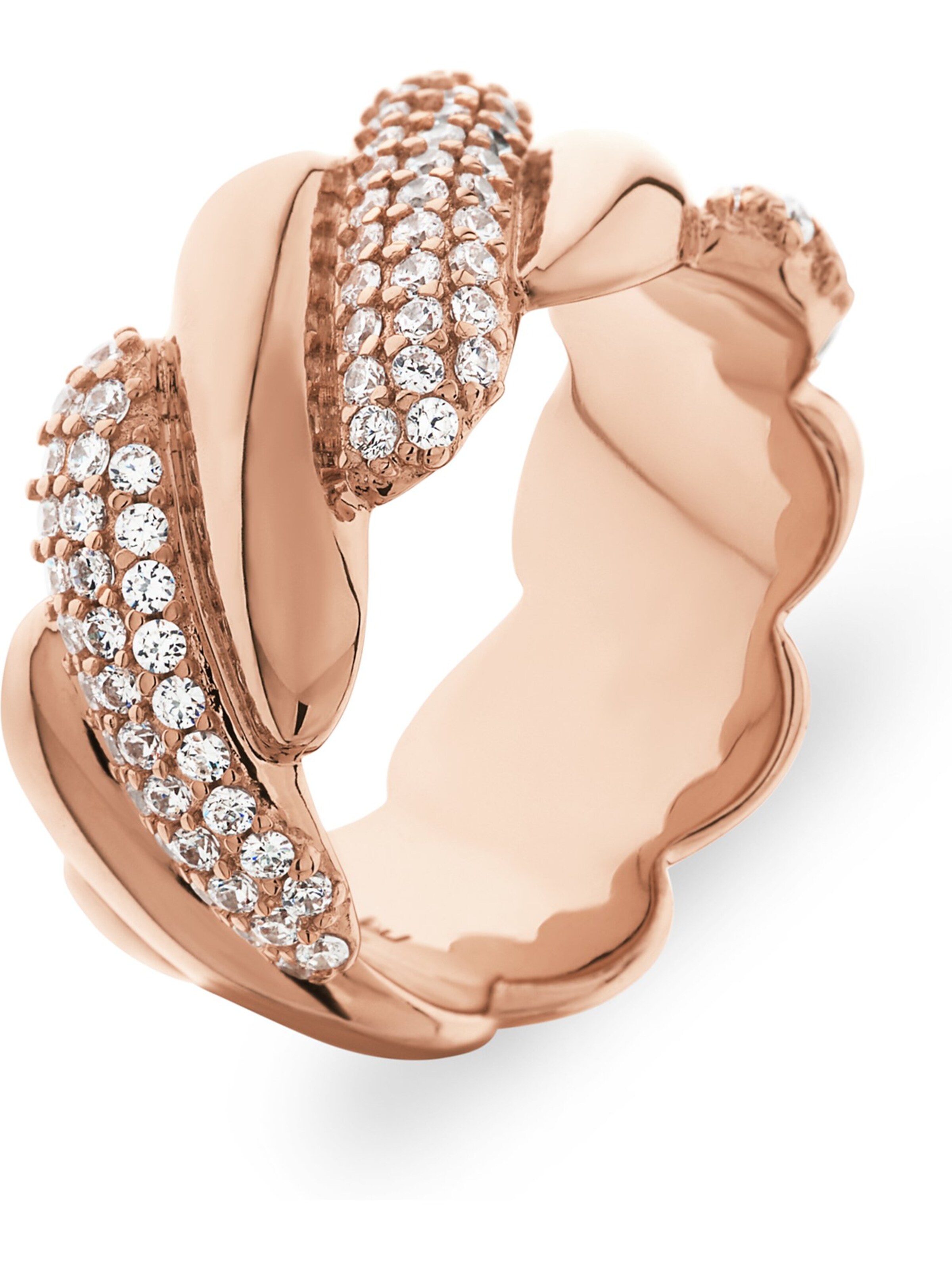 JETTE Ring in Gold: Vorderseite