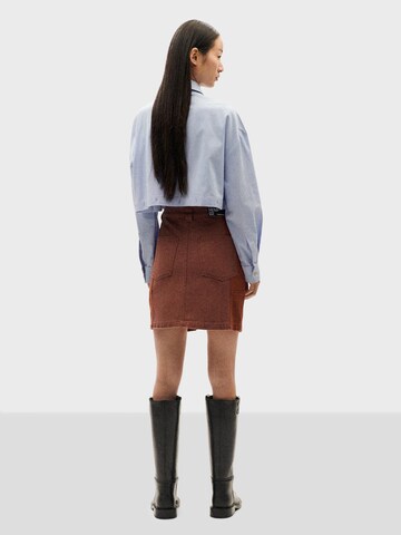 Thinking MU Skirt 'NEEL' in Brown