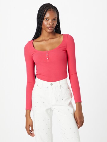 GUESS Shirt 'KARLEE' in Roze: voorkant
