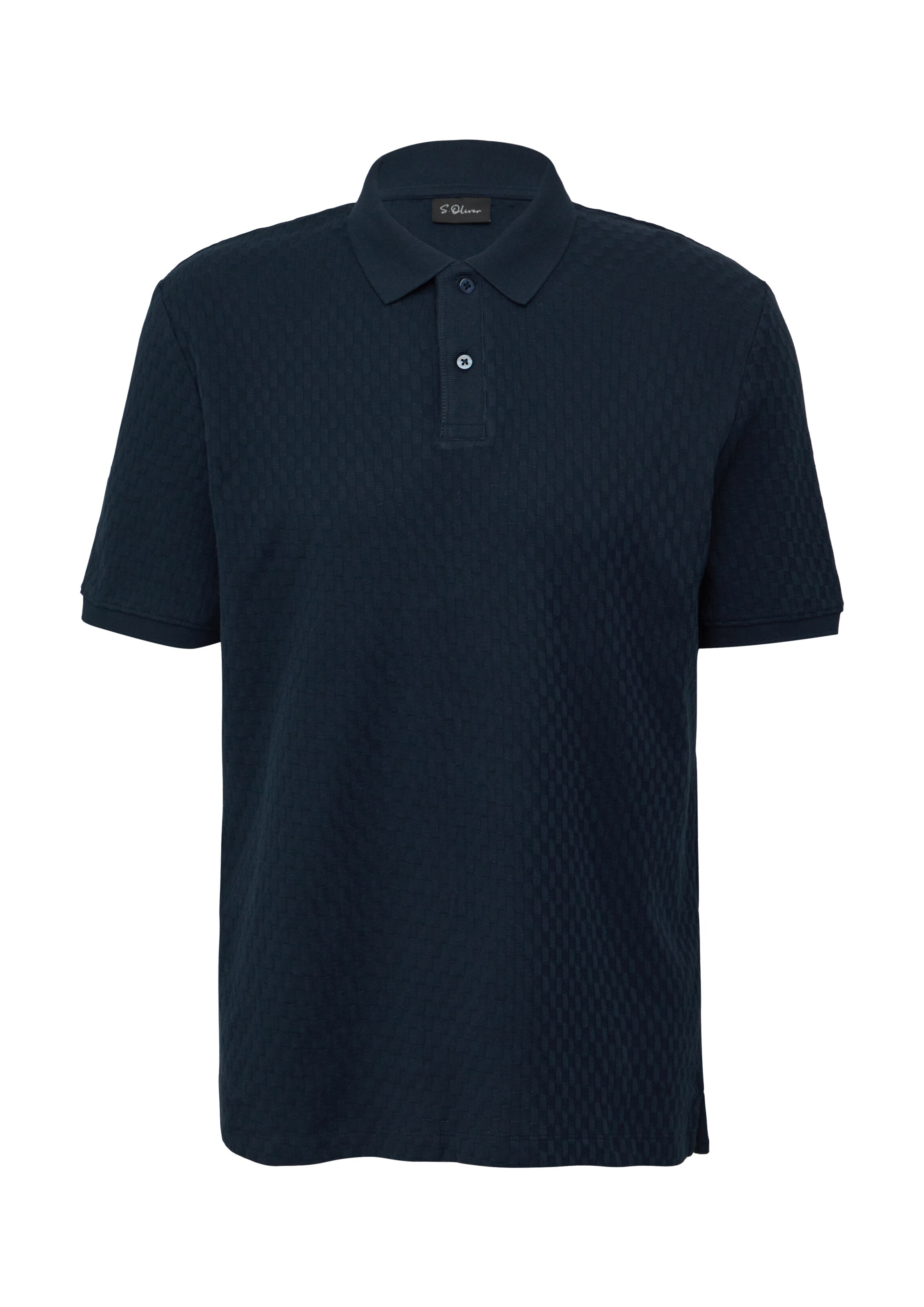 s.Oliver BLACK LABEL Poloshirt in Blau: Vorderseite