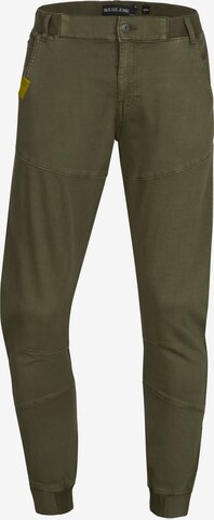 INDICODE JEANS Tapered Pants 'Zannes' in Green: front