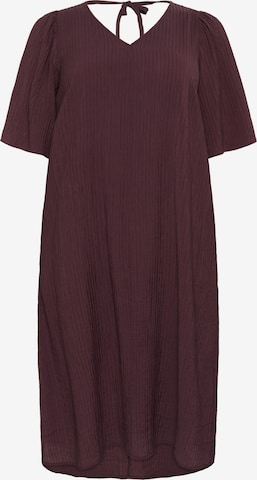 Robe 'Lisana' KAFFE CURVE en violet : devant