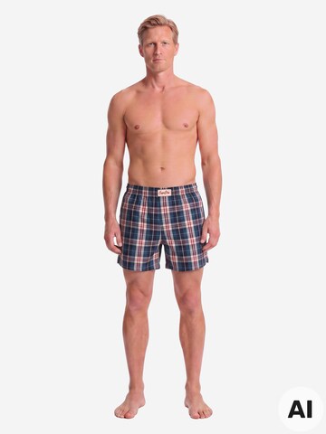 Boxers ' Mix Karos ' Sugar Pine en bleu