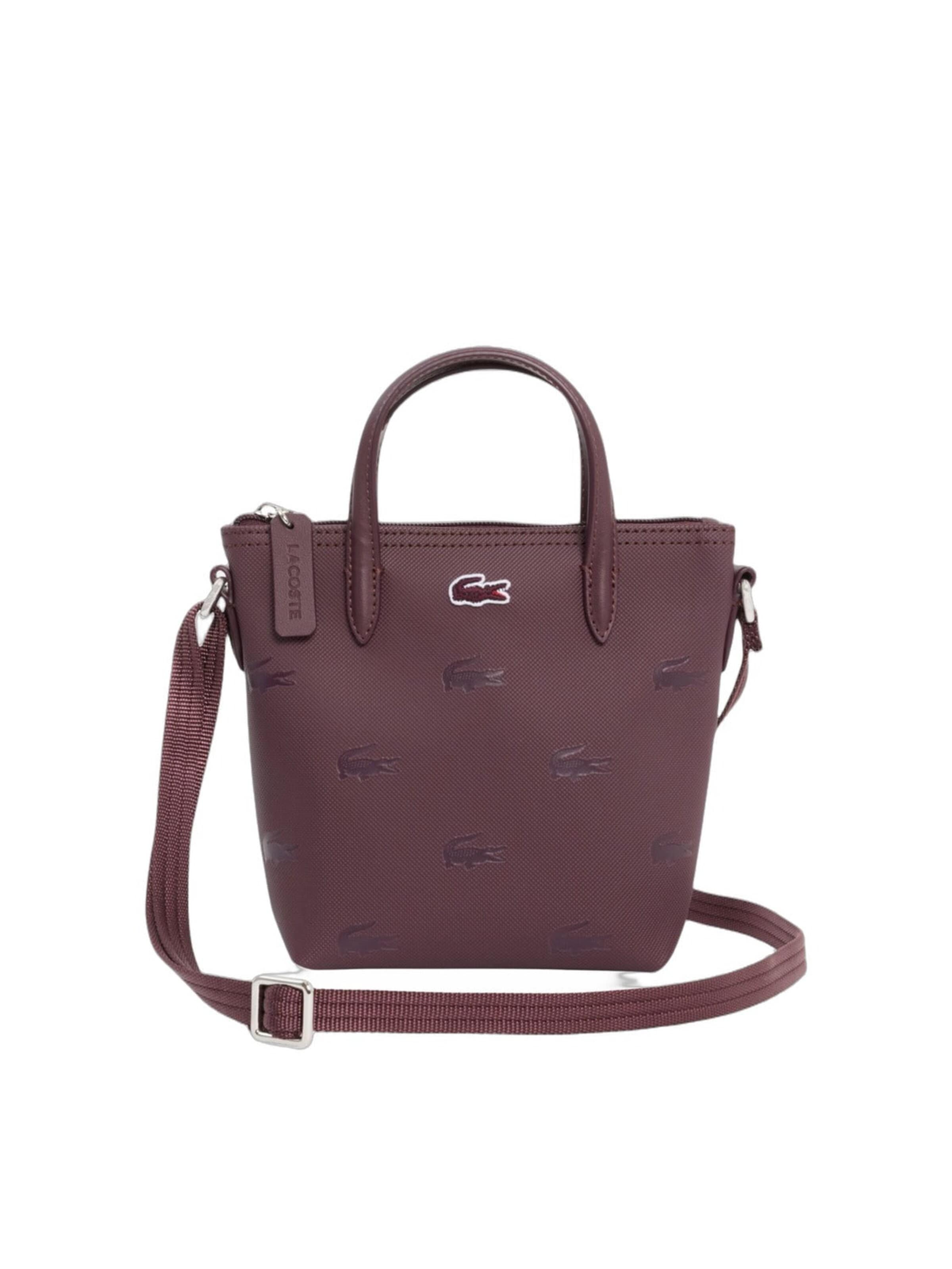 LACOSTE - Shopper 'L.12.12 Concept' en lila: frente