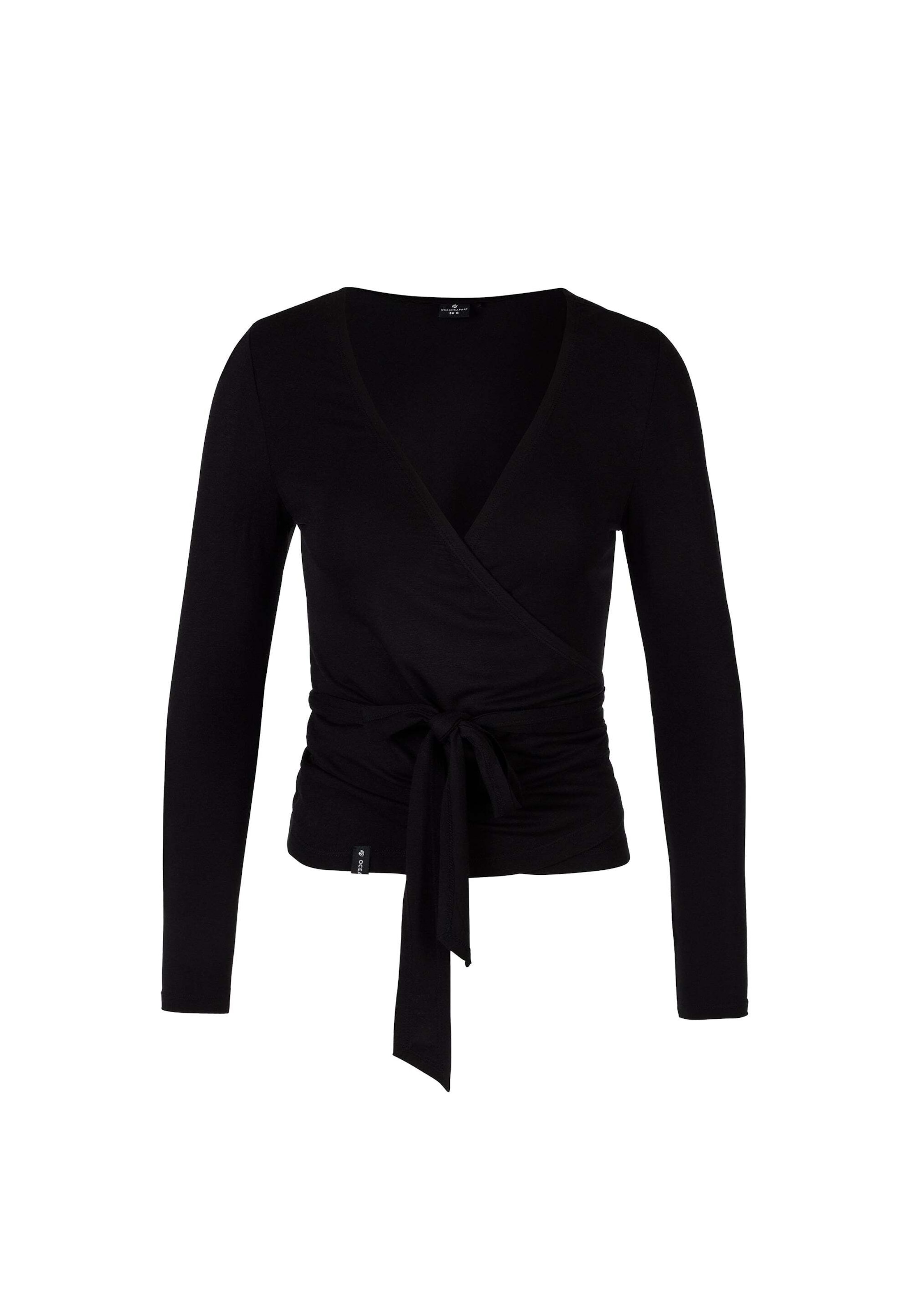 OCEANSAPART Funktionsshirt 'Blake' in Schwarz: Vorderseite
