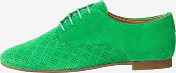 LLOYD Lace-Up Shoes in Green: front