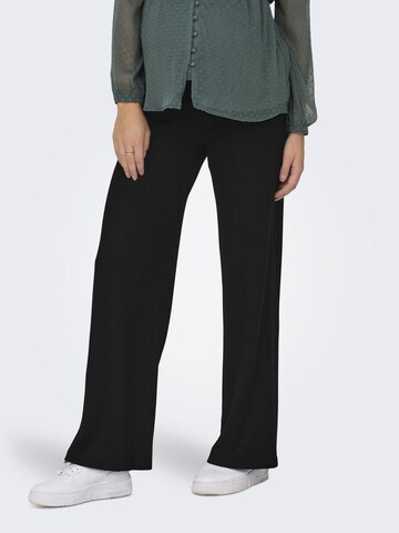 Regular Pantalon Only Maternity en noir : devant