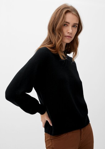 s.Oliver Pullover in Schwarz: Vorderseite
