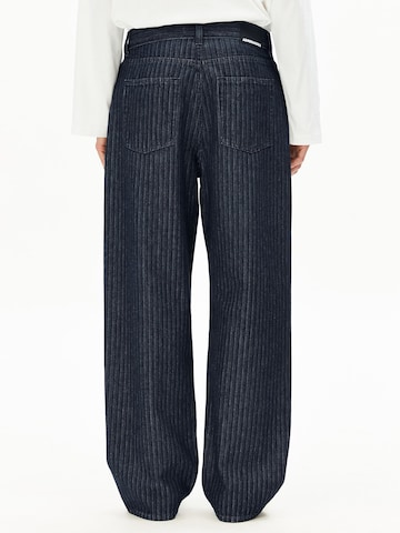 ARMEDANGELS Loose fit Jeans 'HAAYI HERRINGBONE' in Blue