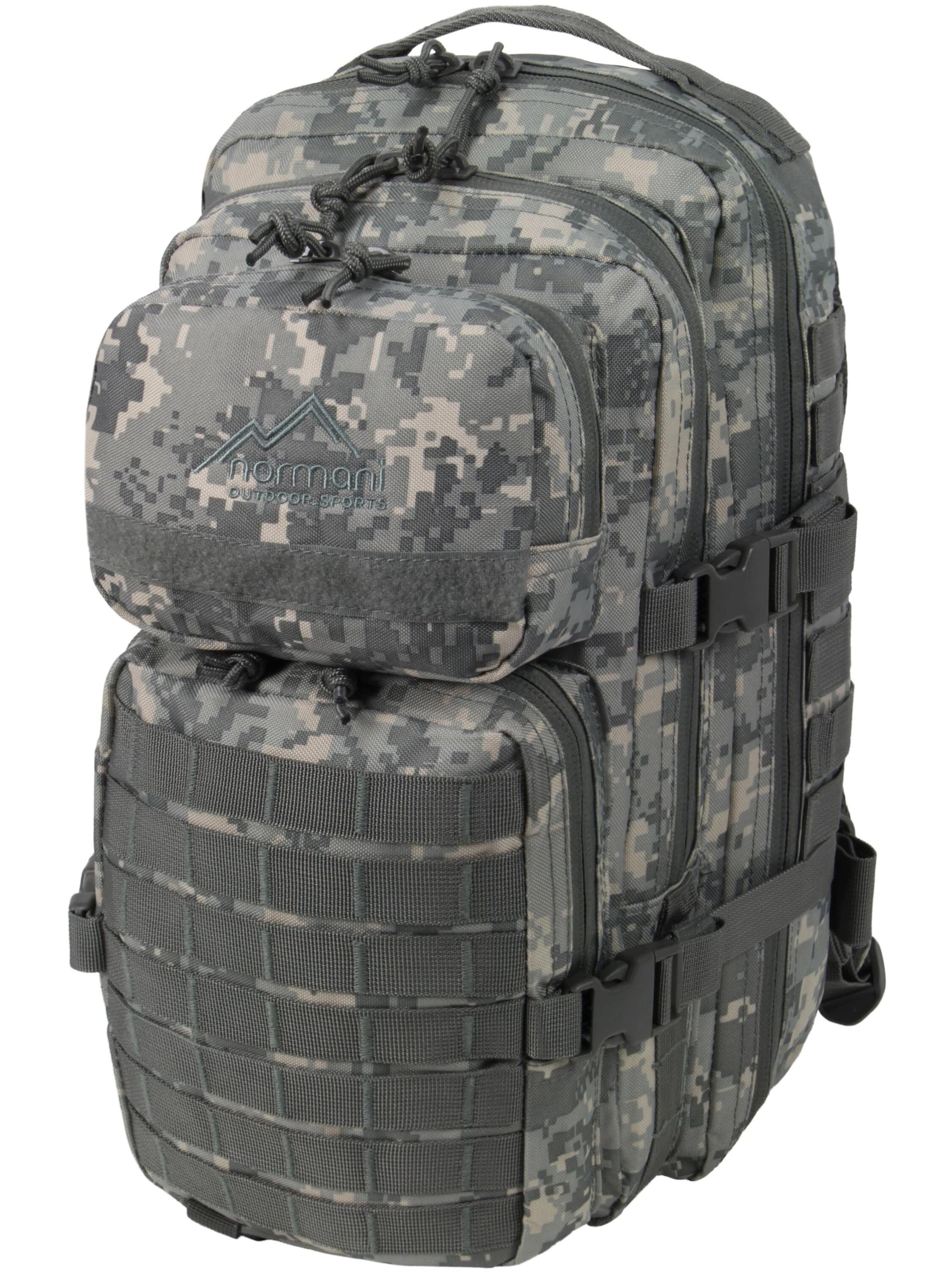 normani Rucksack in Grau: Vorderseite